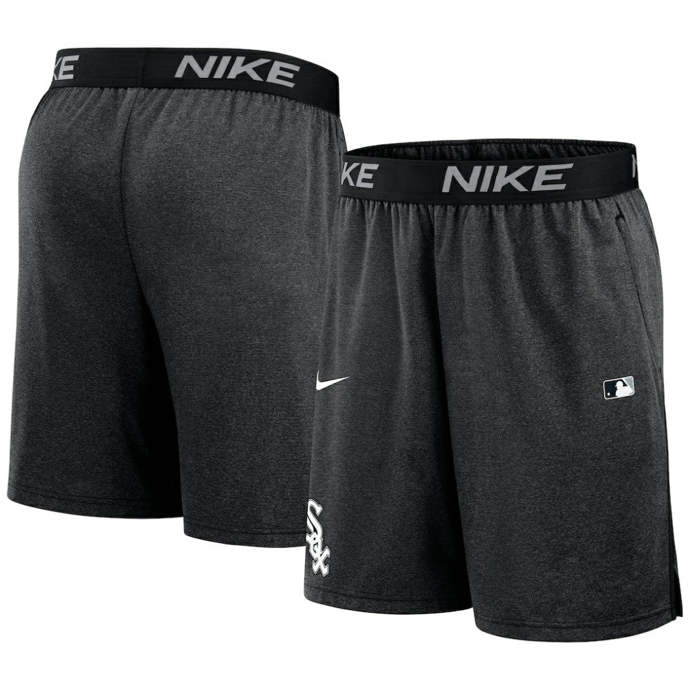 Black Chicago White Sox Nike Authentic Collection Performance Knit Shorts