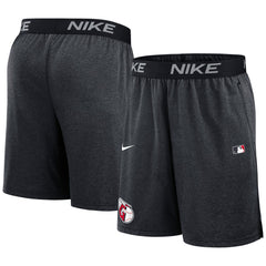 Navy Cleveland Guardians Nike Authentic Collection Performance Knit Shorts