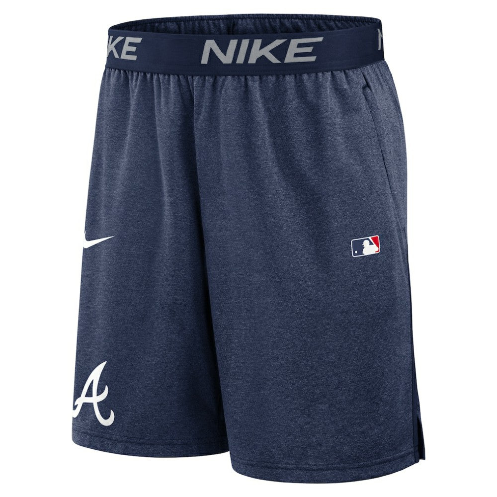 Navy Atlanta Braves Nike Authentic Collection Performance Knit Shorts