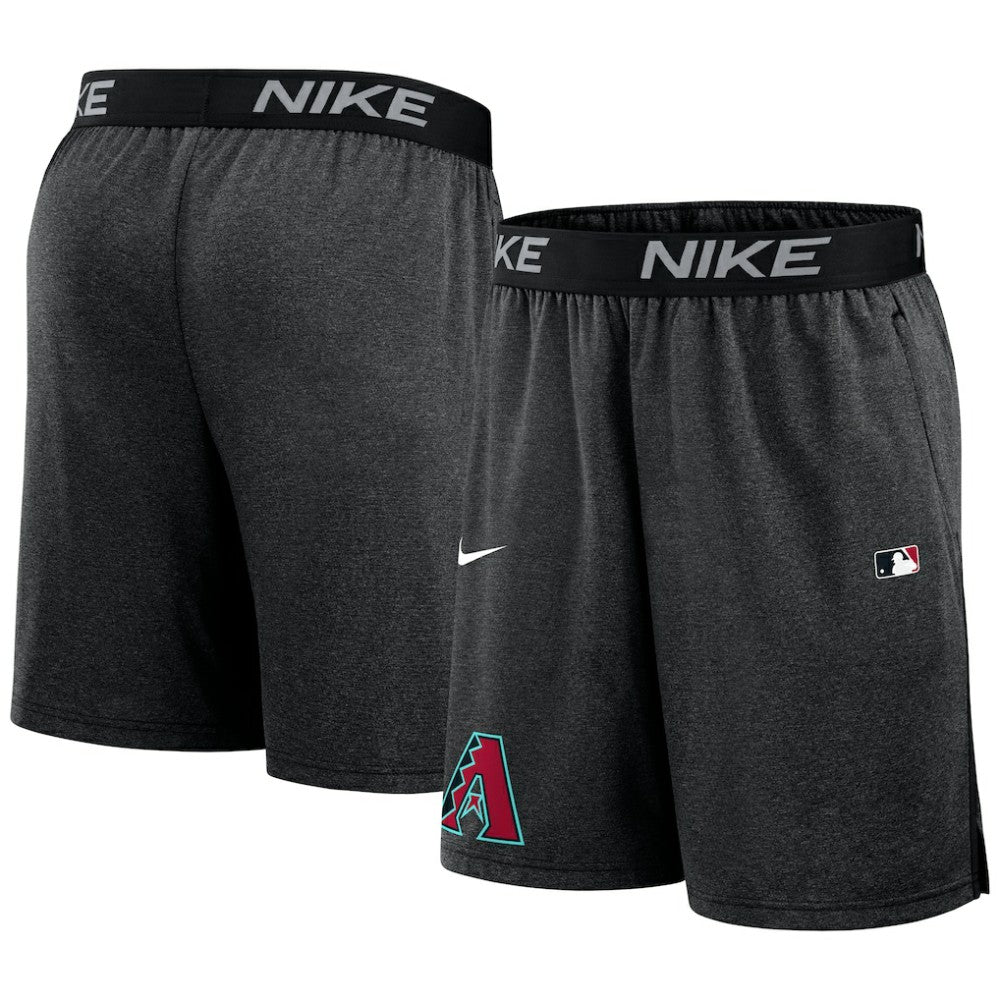 Black Arizona Diamondbacks Nike Authentic Collection Performance Knit Shorts