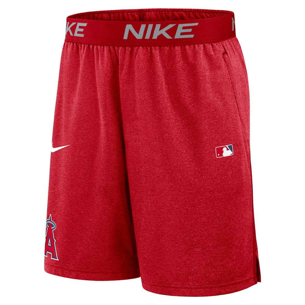 Red Los Angeles Angels Nike Authentic Collection Performance Knit Shorts