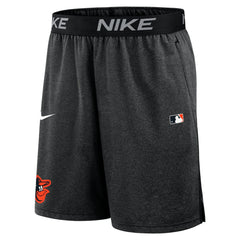 Black Baltimore Orioles Nike Authentic Collection Performance Knit Shorts