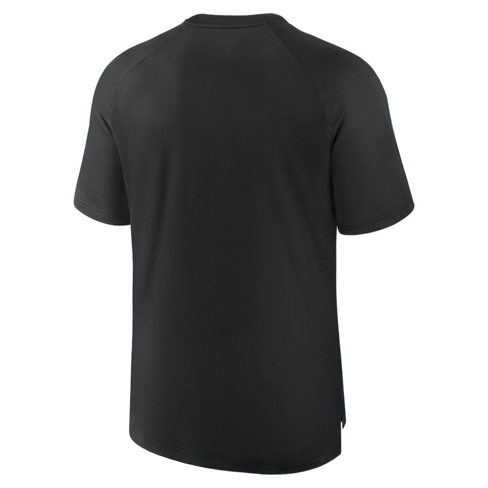 Black Baltimore Orioles Nike Authentic Collection Pregame Raglan Dri-FIT T-Shirt