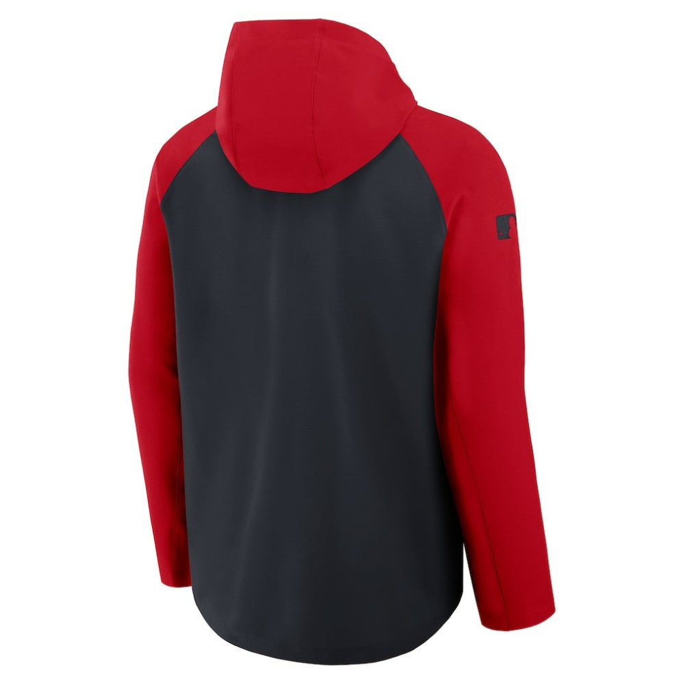 Navy/Red Washington Nationals Nike Authentic Collection Raglan Performance Full-Zip Jacket