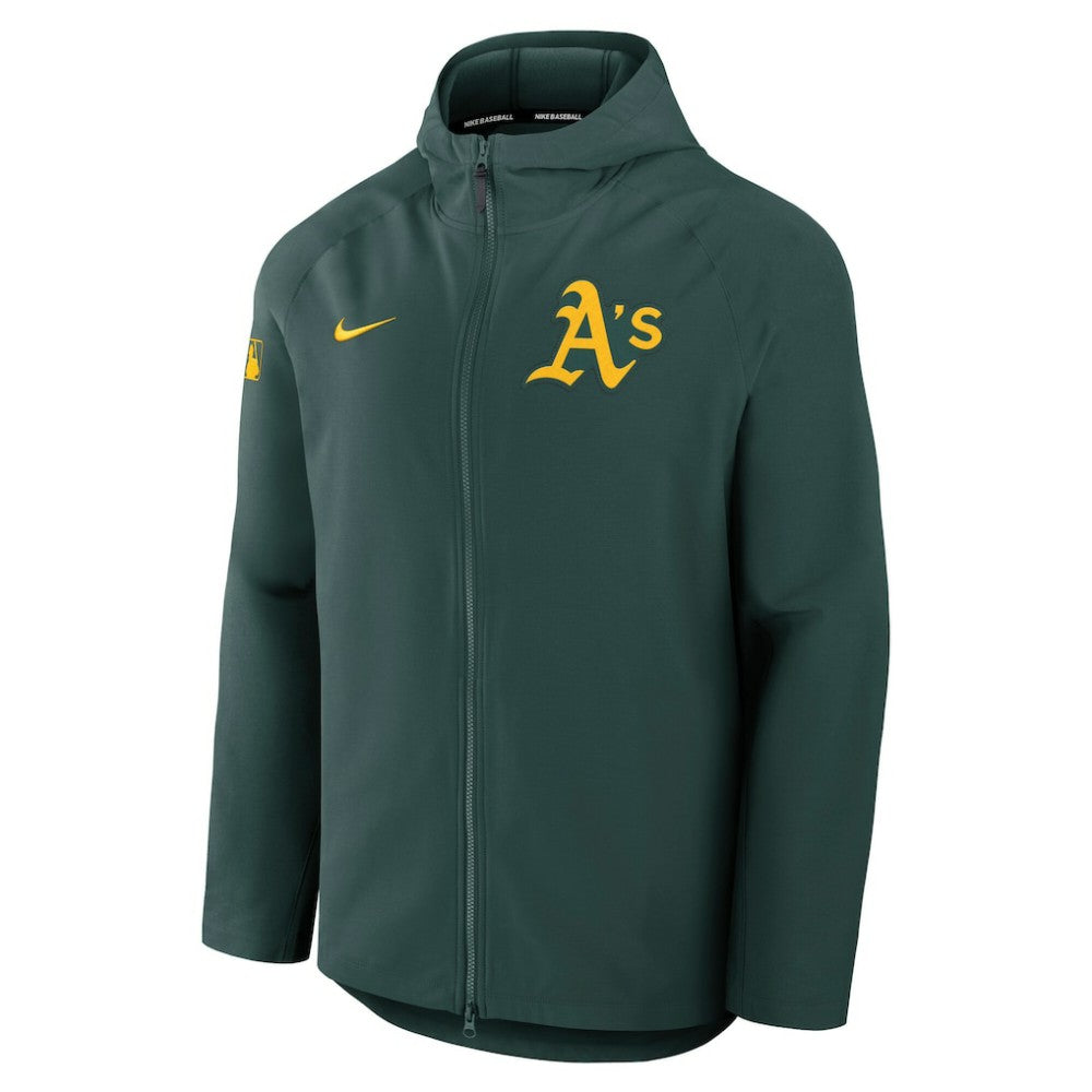 Green Athletics Nike Authentic Collection Raglan Performance Full-Zip Jacket