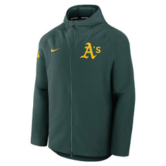 Green Athletics Nike Authentic Collection Raglan Performance Full-Zip Jacket