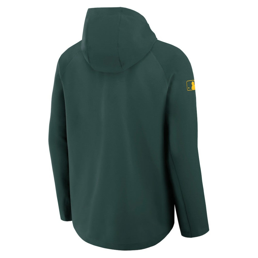 Green Athletics Nike Authentic Collection Raglan Performance Full-Zip Jacket