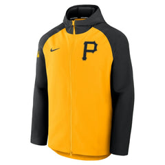 Gold/Black Pittsburgh Pirates Nike Authentic Collection Raglan Performance Full-Zip Jacket
