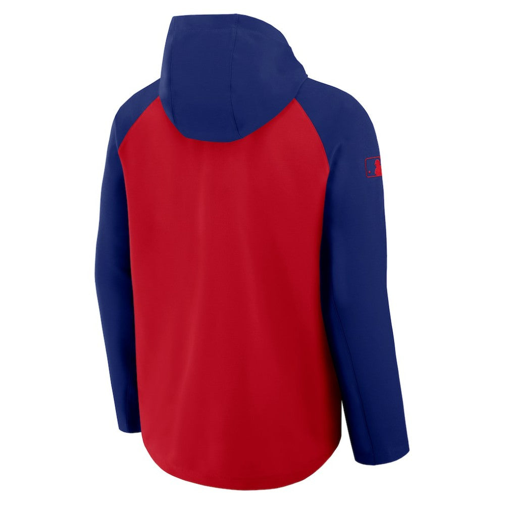 Red/Royal Texas Rangers Nike Authentic Collection Raglan Performance Full-Zip Jacket