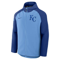 Light Blue/Royal Kansas City Royals Nike Authentic Collection Raglan Performance Full-Zip Jacket