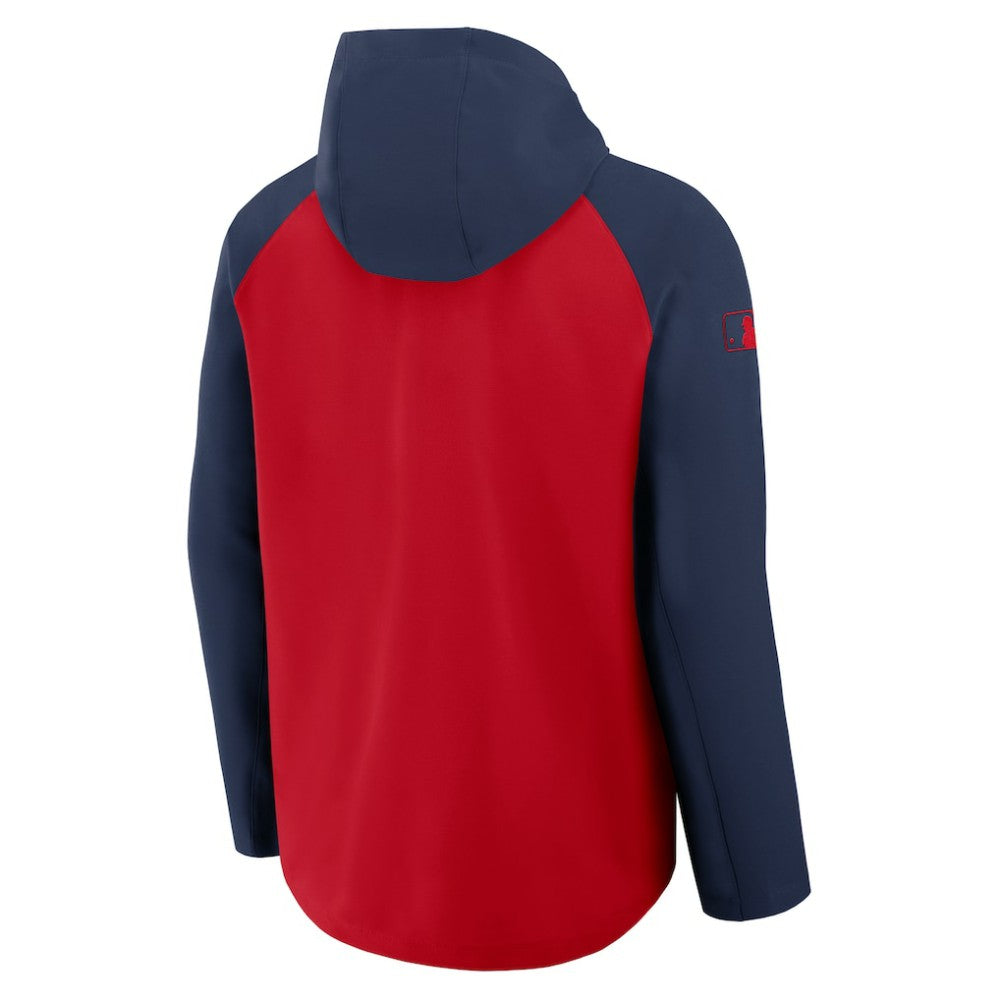 Red/Navy Boston Red Sox Nike Authentic Collection Raglan Performance Full-Zip Jacket