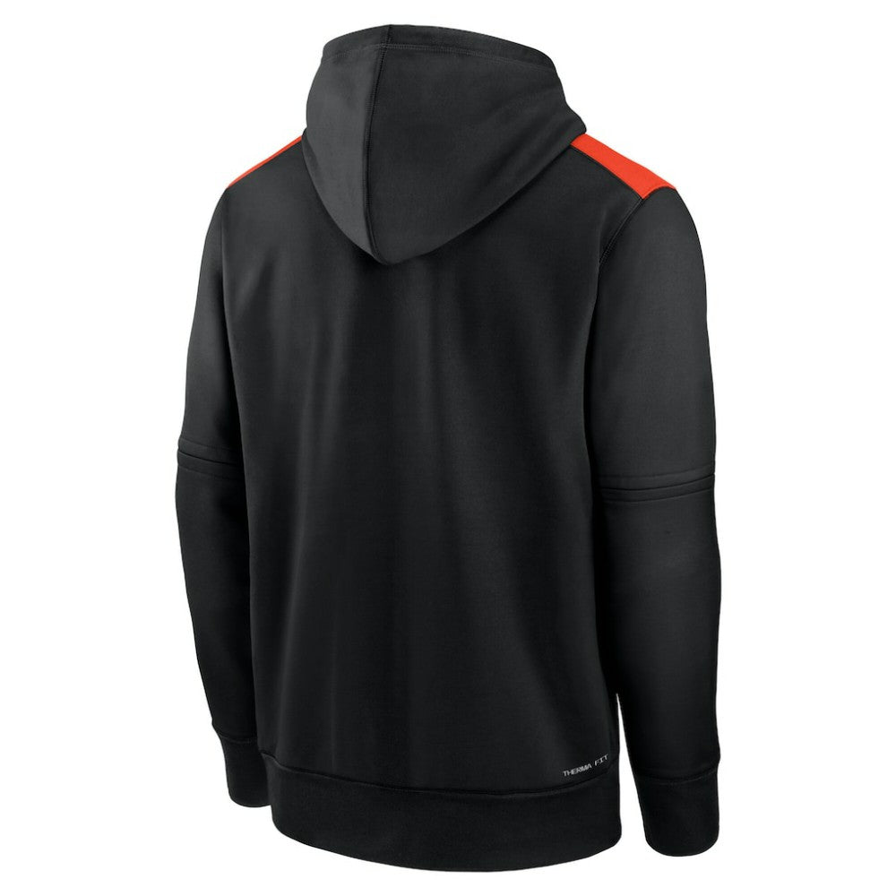 Black San Francisco Giants Nike Authentic Collection Performance Pullover Hoodie