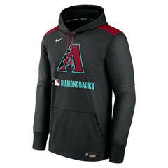 Black Arizona Diamondbacks Nike Authentic Collection Performance Pullover Hoodie