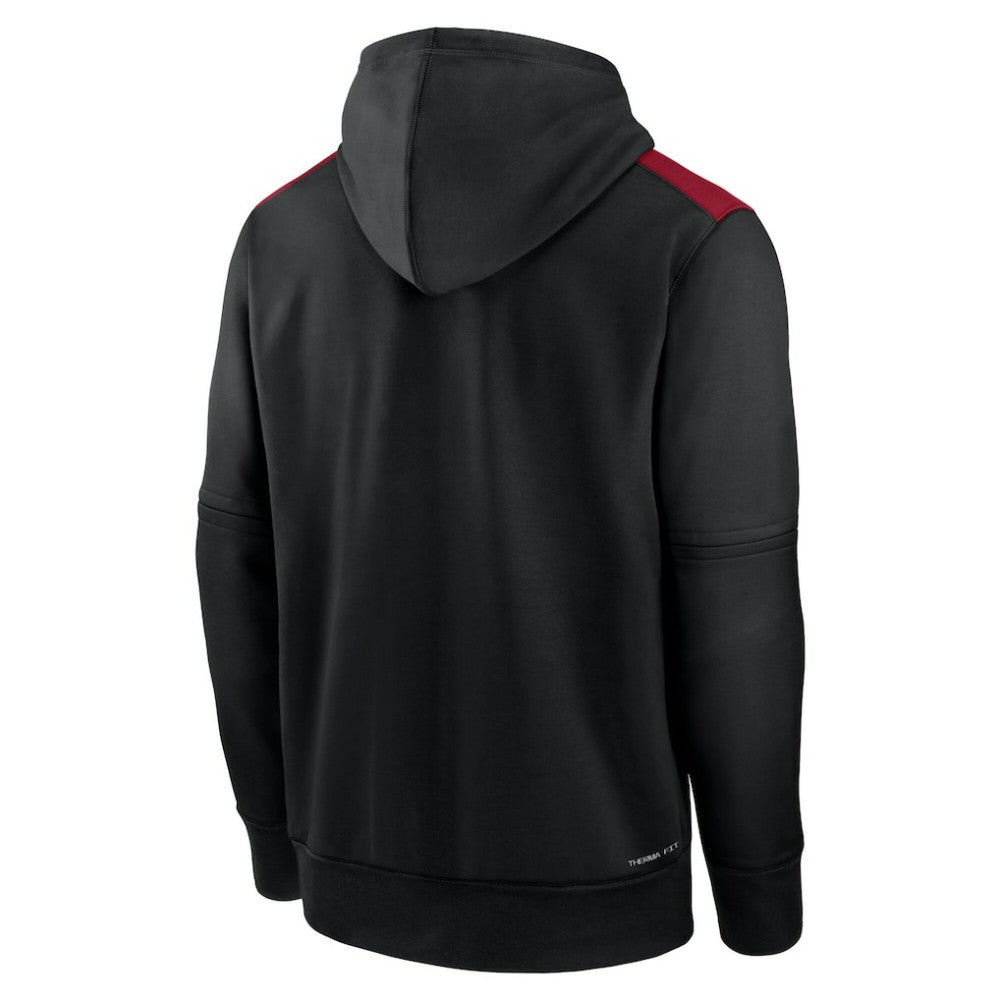 Black Arizona Diamondbacks Nike Authentic Collection Performance Pullover Hoodie