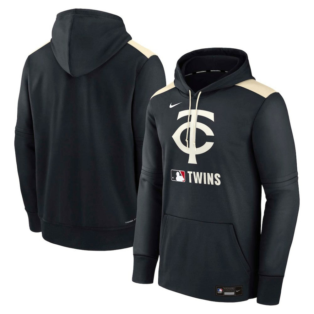Navy Minnesota Twins Nike Authentic Collection Performance Pullover Hoodie
