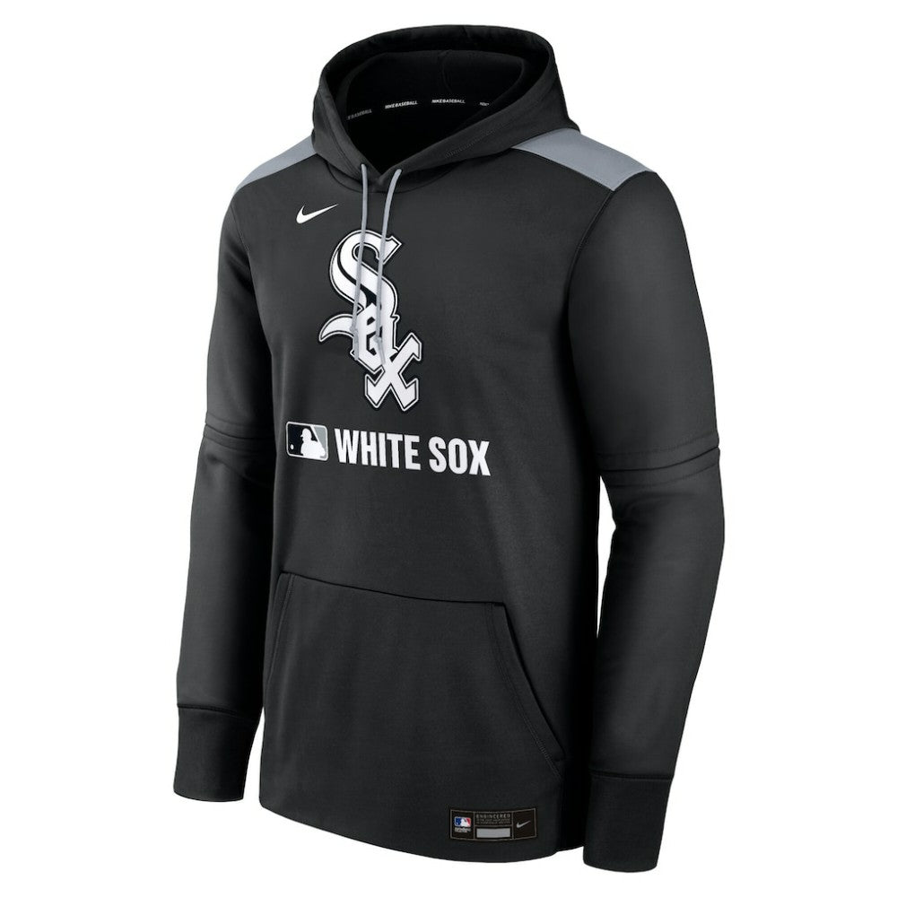 Black Chicago White Sox Nike Authentic Collection Performance Pullover Hoodie