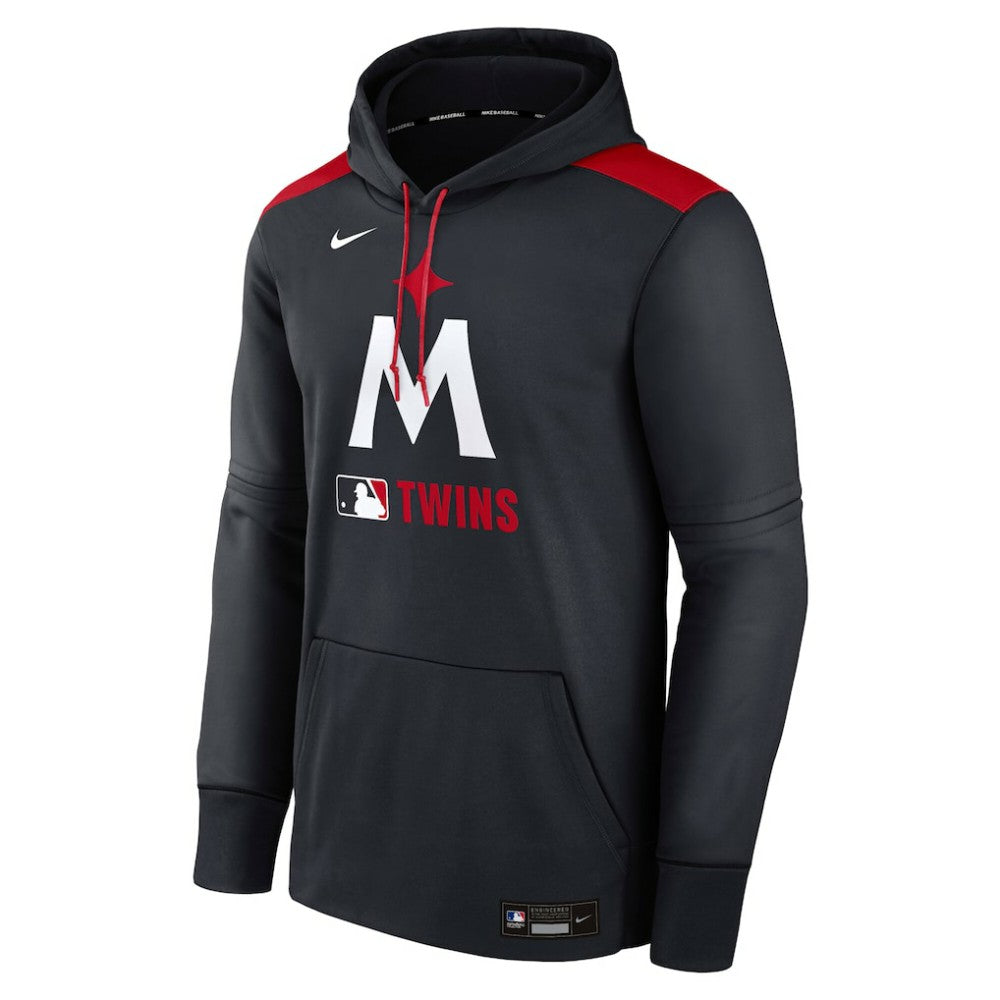 Navy Minnesota Twins Nike Authentic Collection Performance Pullover Hoodie