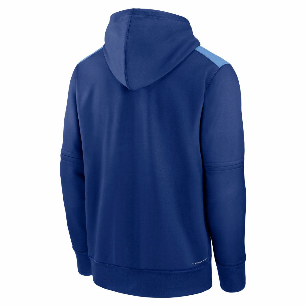 Royal Kansas City Royals Nike Authentic Collection Performance Pullover Hoodie