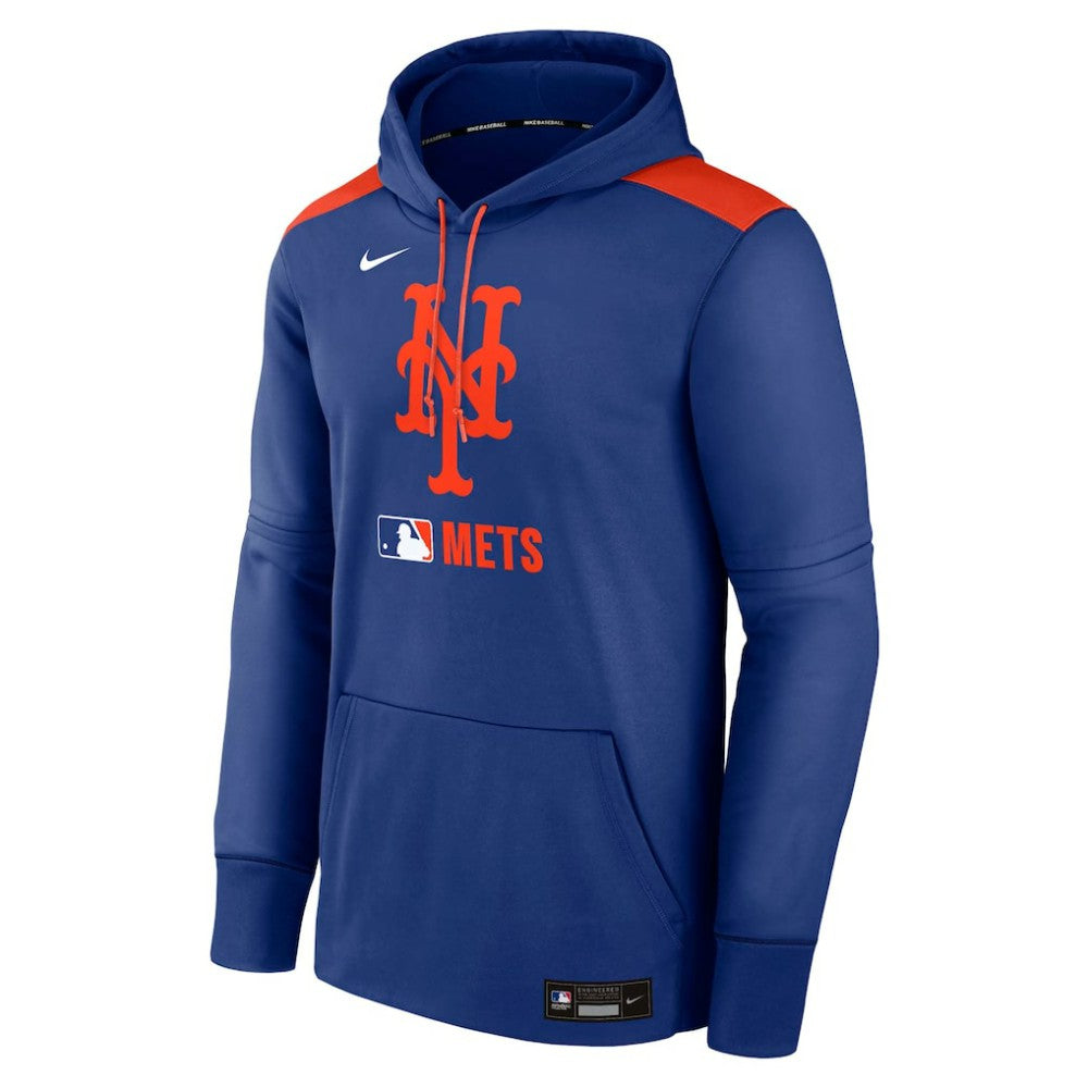 Royal New York Mets Nike Authentic Collection Performance Pullover Hoodie