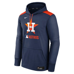 Navy Houston Astros Nike Authentic Collection Performance Pullover Hoodie
