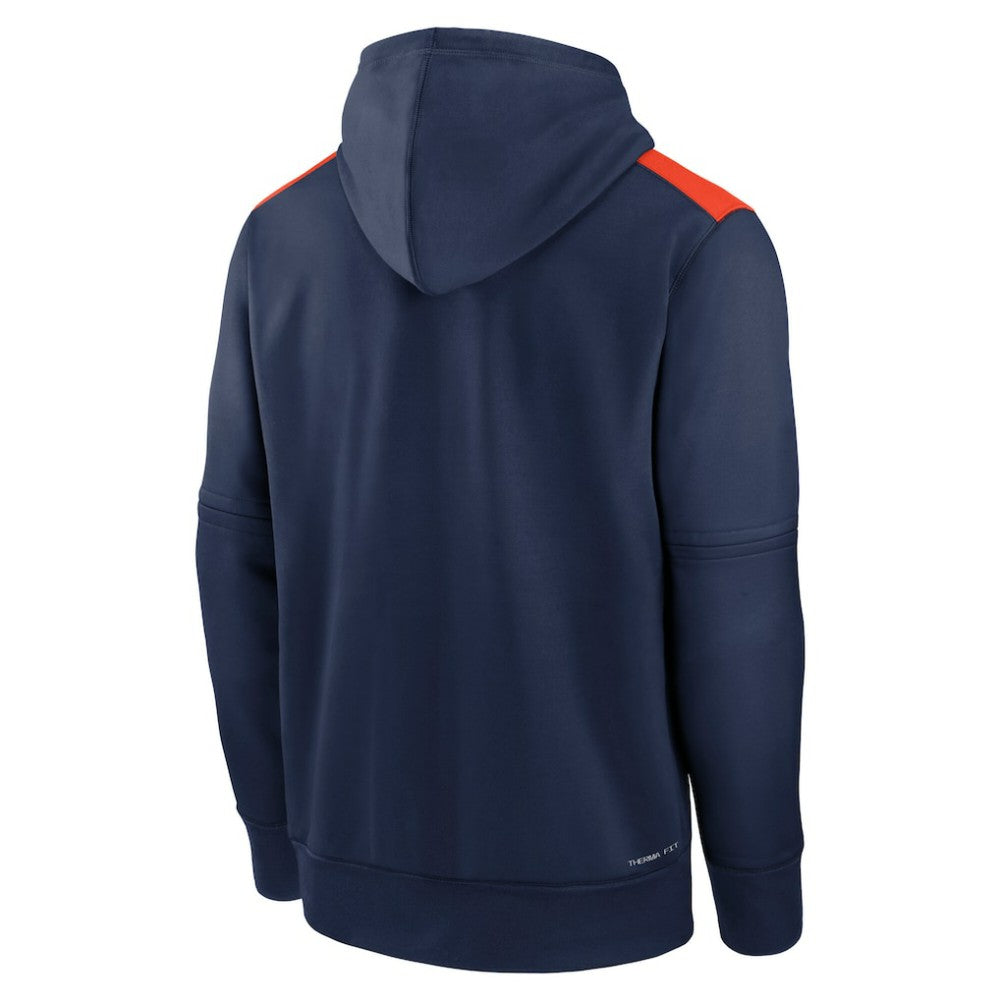 Navy Houston Astros Nike Authentic Collection Performance Pullover Hoodie
