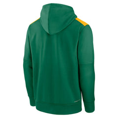 Kelly Green Athletics Nike Authentic Collection Performance Pullover Hoodie