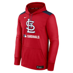 Red St. Louis Cardinals Nike Authentic Collection Performance Pullover Hoodie