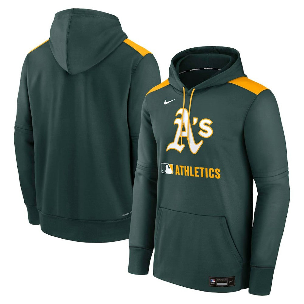Green Athletics Nike Authentic Collection Performance Pullover Hoodie