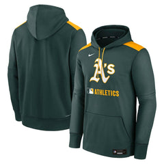 Green Athletics Nike Authentic Collection Performance Pullover Hoodie
