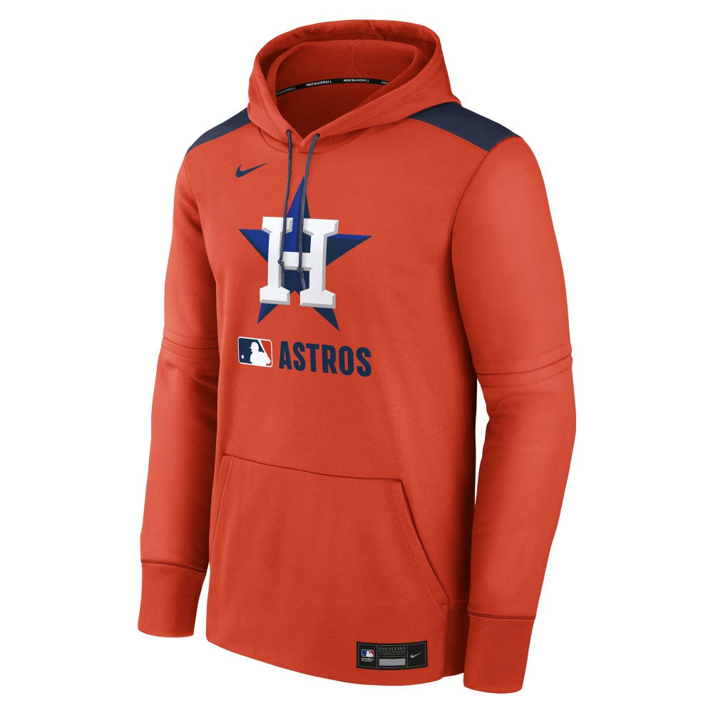 Orange Houston Astros Nike Authentic Collection Performance Pullover Hoodie
