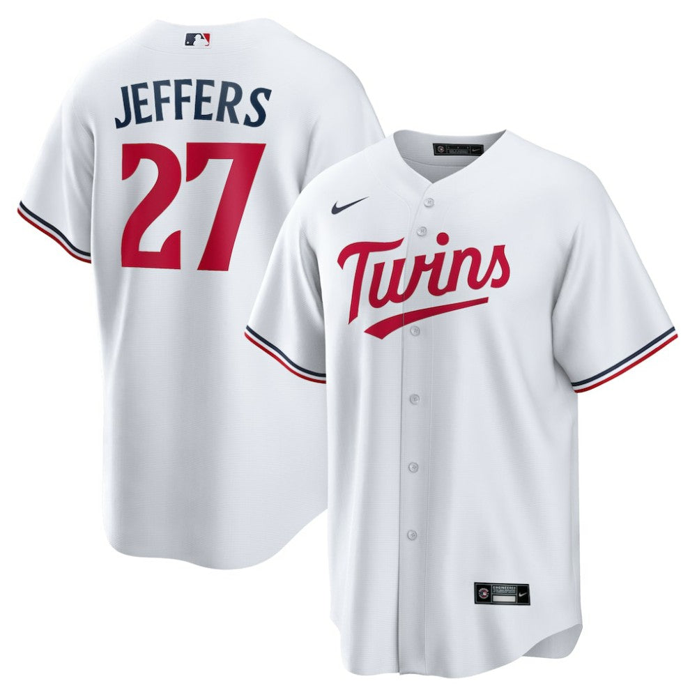 White Ryan Jeffers Minnesota Twins Nike Home Replica Player Jersey