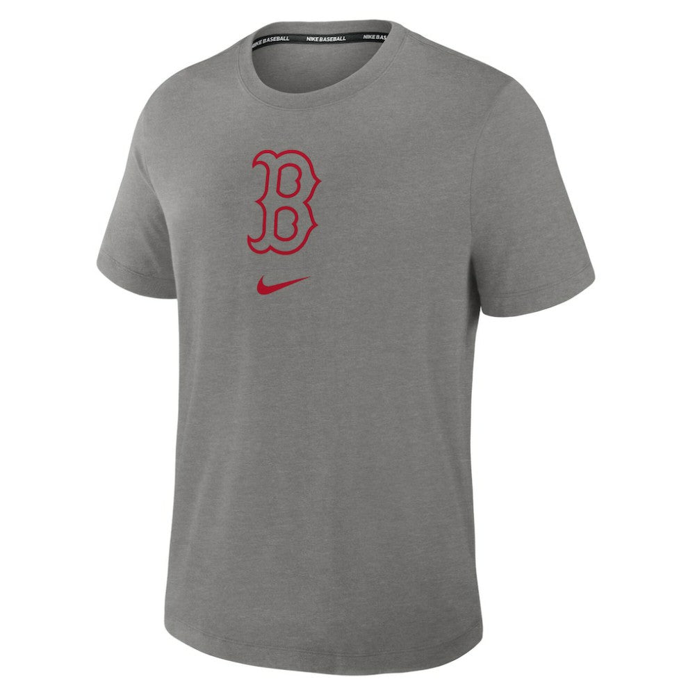 Heather Charcoal Boston Red Sox Nike Authentic Collection Early Work Tri-Blend Dri-FIT T-Shirt