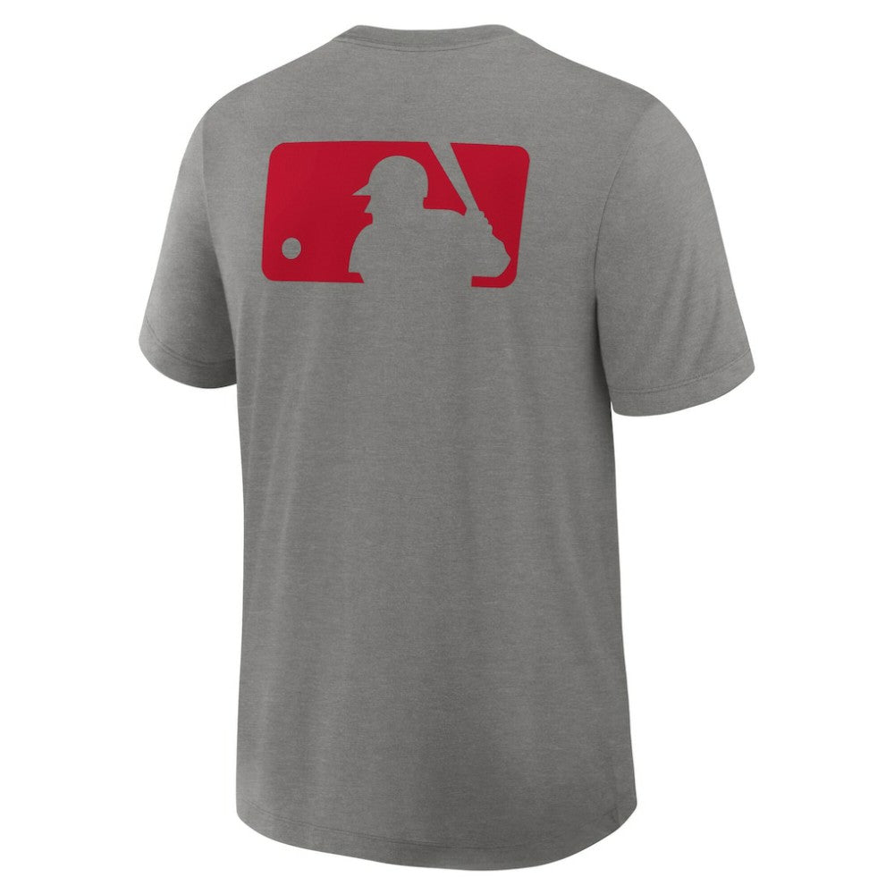 Heather Charcoal Boston Red Sox Nike Authentic Collection Early Work Tri-Blend Dri-FIT T-Shirt