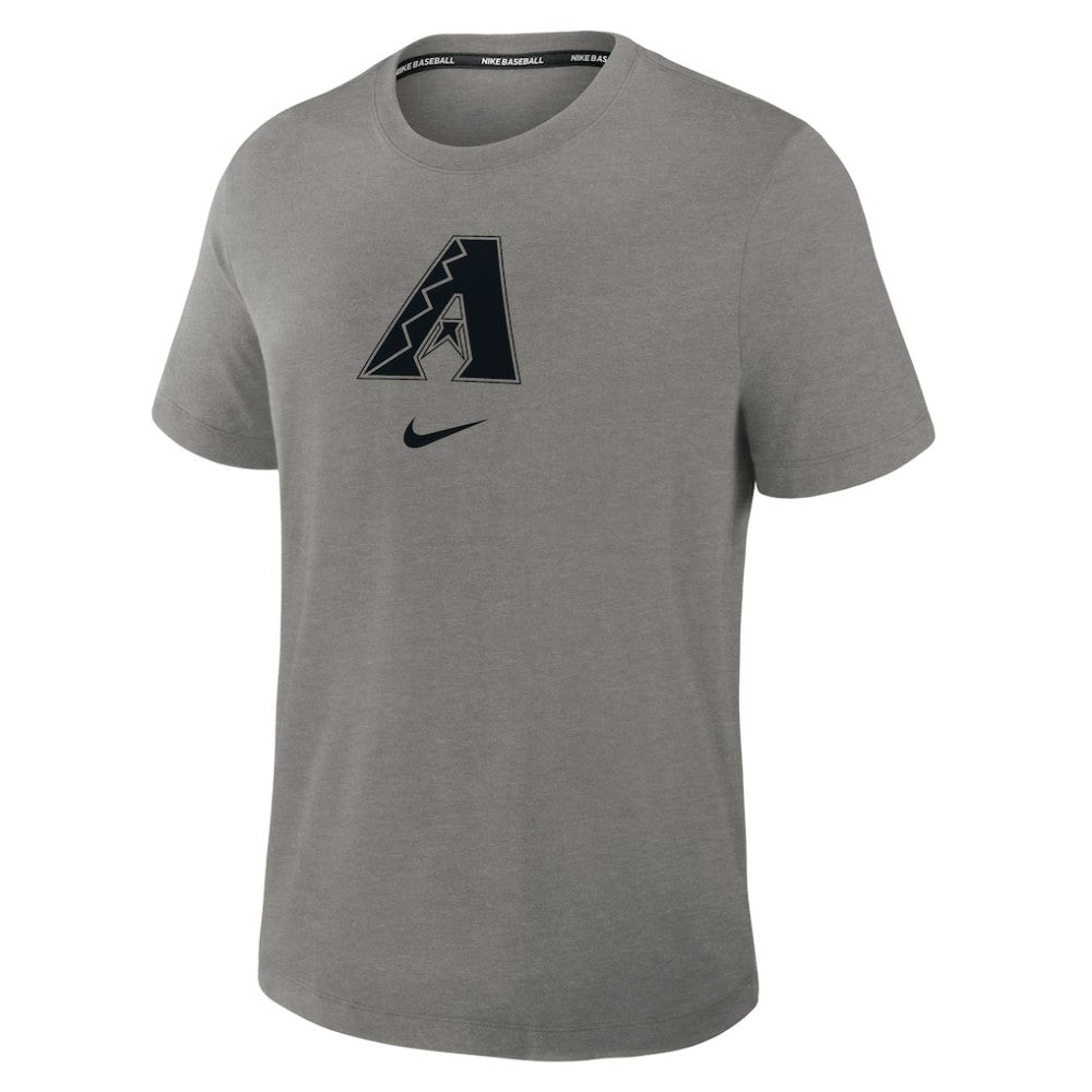 Heather Charcoal Arizona Diamondbacks Nike Authentic Collection Early Work Tri-Blend Dri-FIT T-Shirt