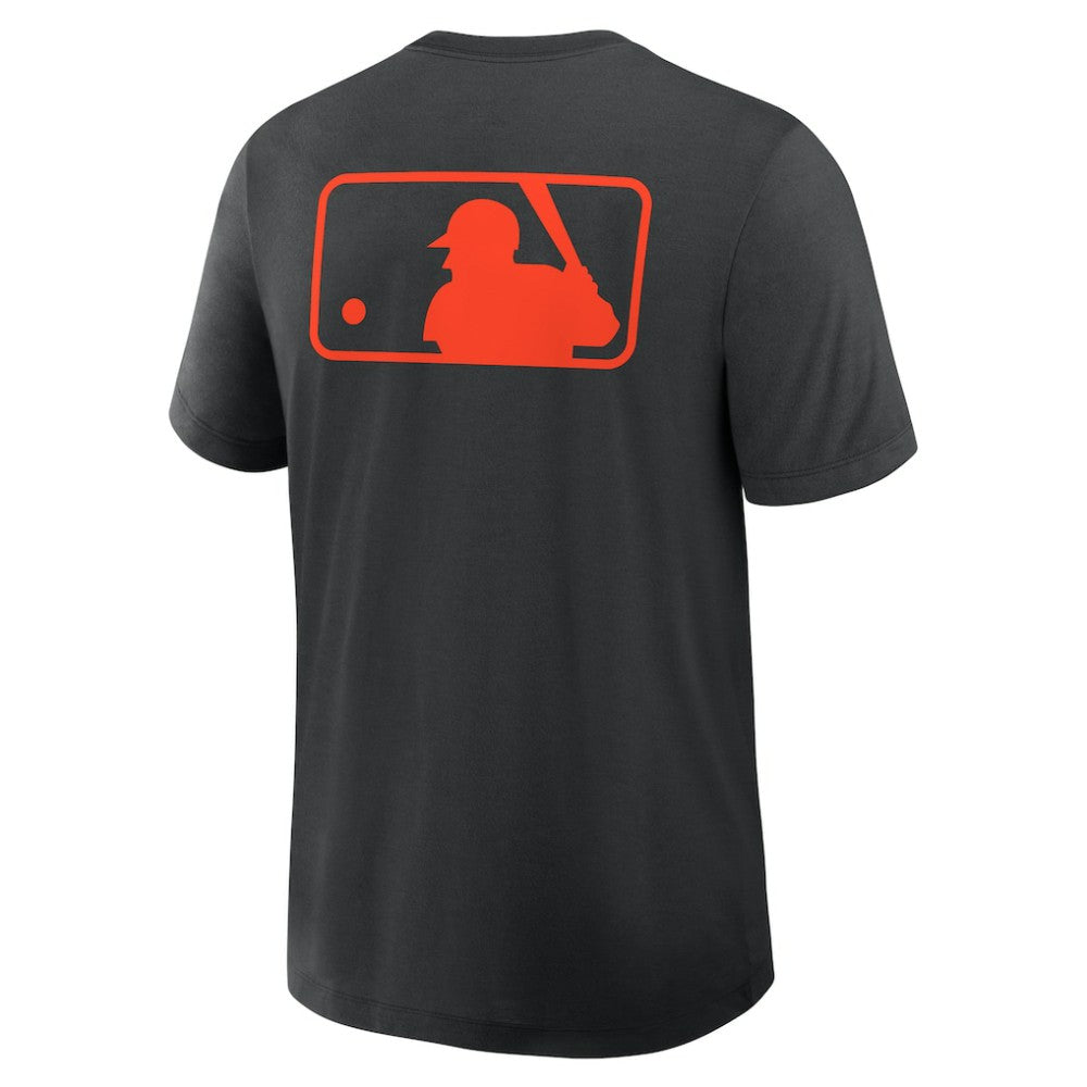 Black Baltimore Orioles Nike Authentic Collection Early Work Tri-Blend Dri-FIT T-Shirt