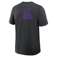 Black Colorado Rockies Nike Authentic Collection Early Work Tri-Blend Dri-FIT T-Shirt