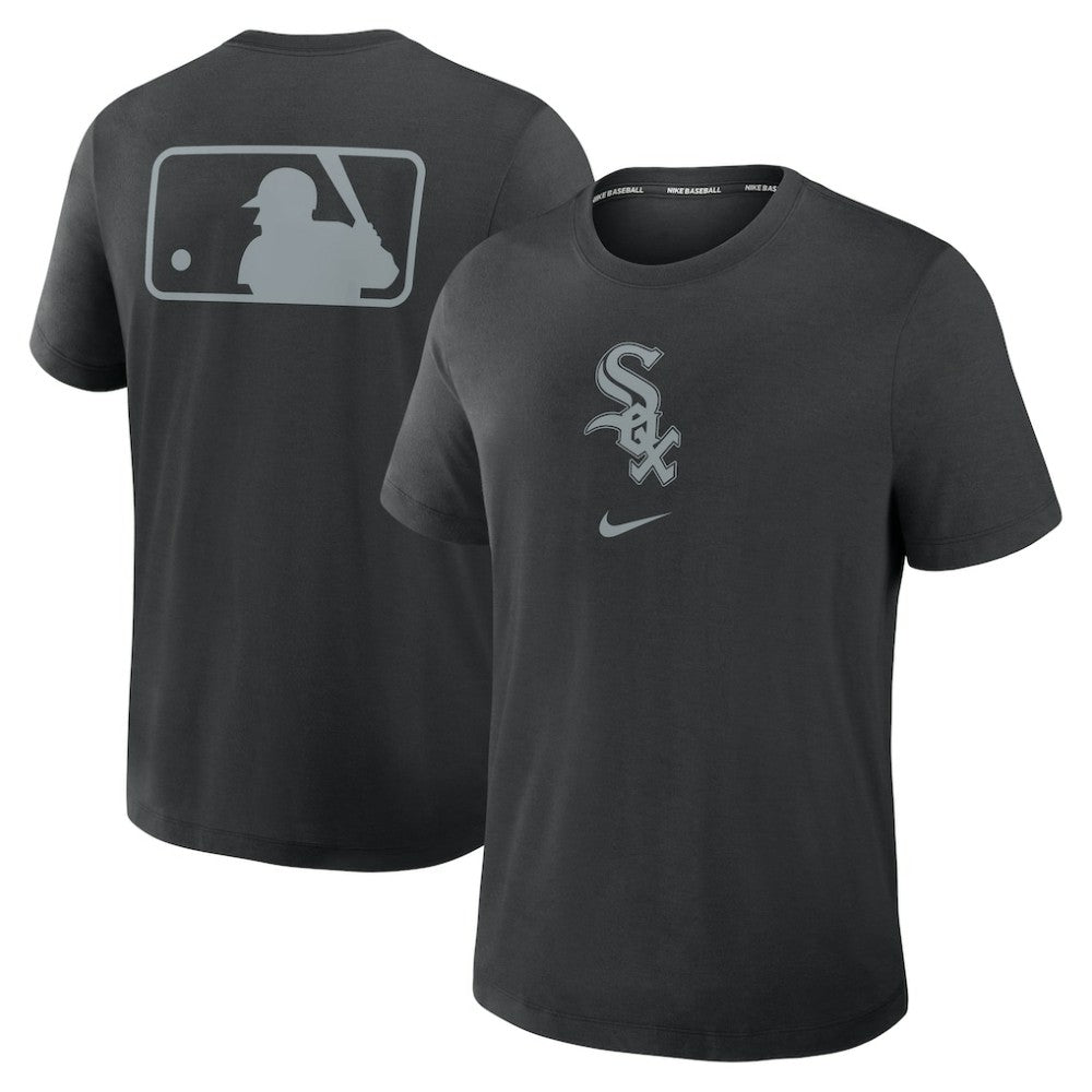 Black Chicago White Sox Nike Authentic Collection Early Work Tri-Blend Dri-FIT T-Shirt