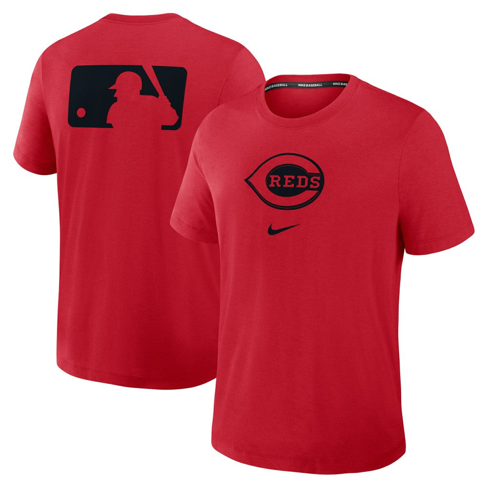 Red Cincinnati Reds Nike Authentic Collection Early Work Tri-Blend Dri-FIT T-Shirt