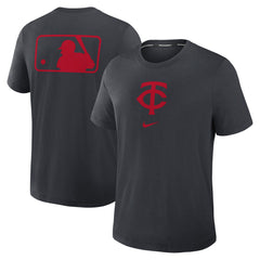 Black Minnesota Twins Nike Authentic Collection Early Work Tri-Blend Dri-FIT T-Shirt