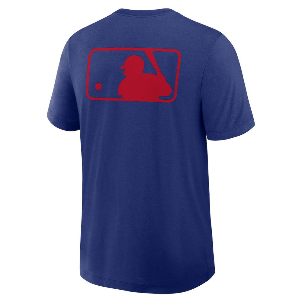 Royal Texas Rangers Nike Authentic Collection Early Work Tri-Blend Dri-FIT T-Shirt