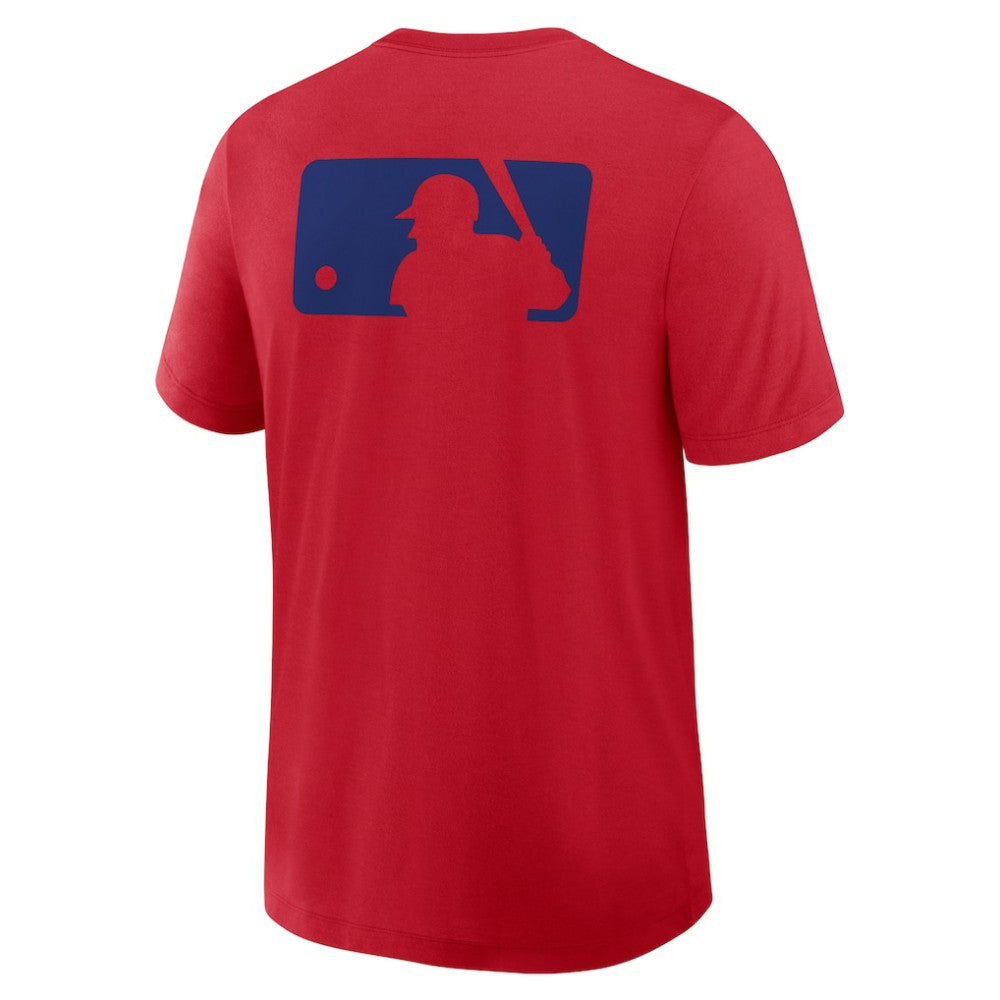 Red Texas Rangers Nike Authentic Collection Early Work Tri-Blend Dri-FIT T-Shirt