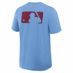 Light Blue Philadelphia Phillies Nike Authentic Collection Early Work Tri-Blend Dri-FIT T-Shirt