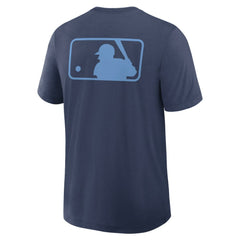 Navy Tampa Bay Rays Nike Authentic Collection Early Work Tri-Blend Dri-FIT T-Shirt