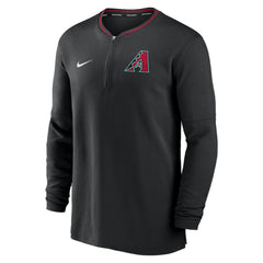 Black Arizona Diamondbacks Nike Authentic Collection Performance Half-Zip Top