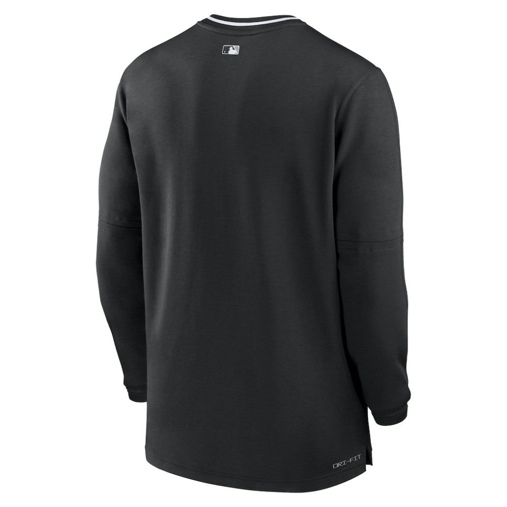 Black Chicago White Sox Nike Authentic Collection Performance Half-Zip Top