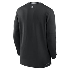 Black Chicago White Sox Nike Authentic Collection Performance Half-Zip Top