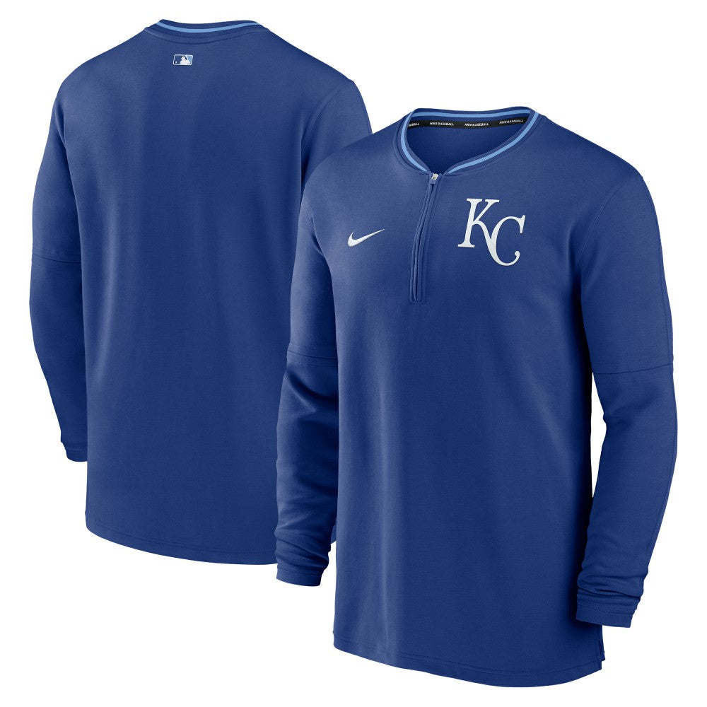 Royal Kansas City Royals Nike Authentic Collection Performance Half-Zip Top