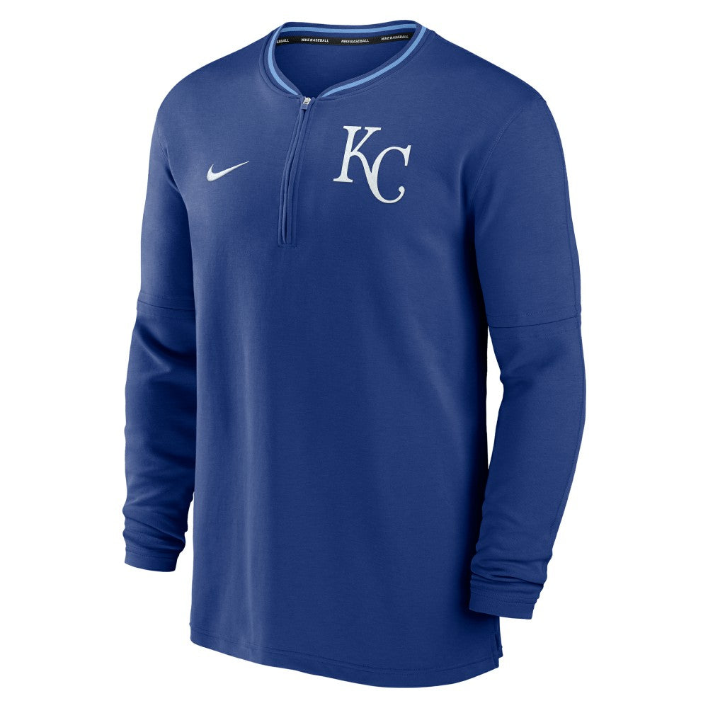 Royal Kansas City Royals Nike Authentic Collection Performance Half-Zip Top