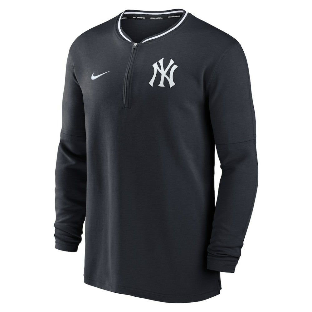 Navy New York Yankees Nike Authentic Collection Performance Half-Zip Top