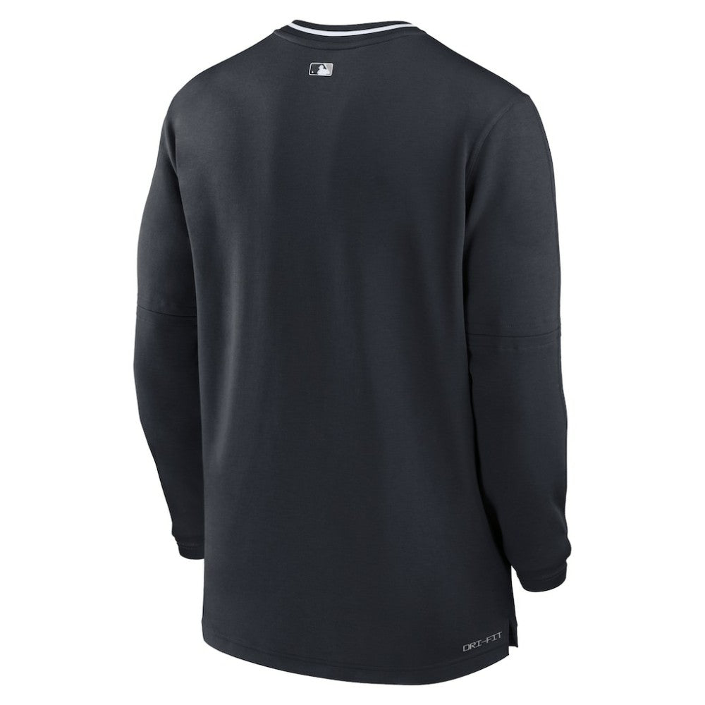 Navy New York Yankees Nike Authentic Collection Performance Half-Zip Top